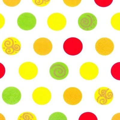 Produktbild von Servietten, 3-lagig 1/4-Falz 33 cm x 33 cm "Balls"