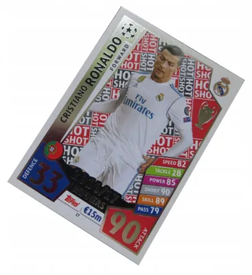 Obrázok produktu pre Topps Champions League Match Attax 2017/2018 Winners 17 Ronaldo Real Madrid