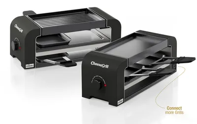 Produktbild von Stöckli Raclette CheeseGrill 2 Connect Set Black