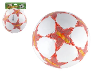 Obrázek produktu pro Míč fotbalový nafouknutý šitý 23cm v síťce