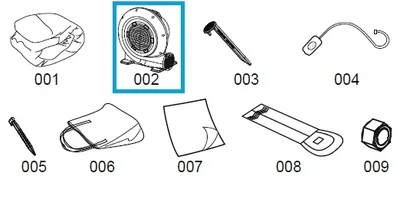 Produktbild von Bestway (EU) 8m3 Gebläsemotorgehäuse