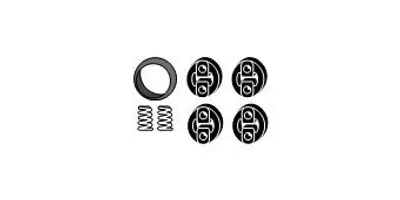 Produktbild von HJS 82 42 4289 Montagesatz Auspuffanlage Abgasanlage für NISSAN MICRA III (K12) Micra C+C III (K12)