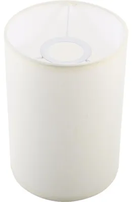 Runde Lampenkap E27, Beige, 20x14x14 cm, für Tisch- und Stehlampen