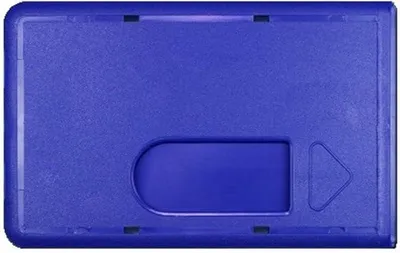 Produktbild von 5x BLAU Schutzhülle Kartenhülle Bankkartenhülle EC Karten Plastikkarten Scheckkarten