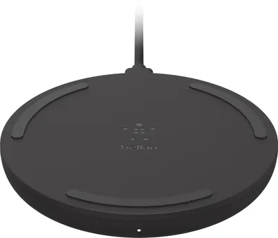 Zdjęcie produktu dla Belkin WIA001BTBK, Zewnętrzna, Prąd przemienny, Bezprzewodowe ładowanie, 1,2 m, Czarny
