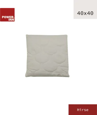 Produktbild von POWER INN® Hirsekissen 40 x 40 cm | Füllung aus 100% Hirseschalen