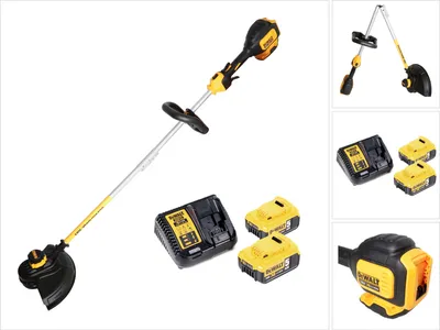 Obrázok produktu pre Akumulátorový vyžínač trávy Dewalt DCM 561 PBS 18V Brushless + 2x batéria 5,0Ah + nabíjačka