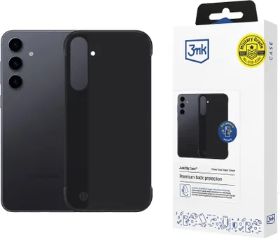 Productafbeelding van 3mk Beschermhoesje Just20g Mat Case Cover met MagSafe voor Samsung Galaxy S24+, zwart, achterkant
