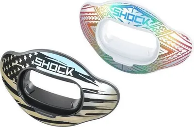 Produktbild von Shock Doctor 2 Pack Shields Color Chrome Flag / Silve