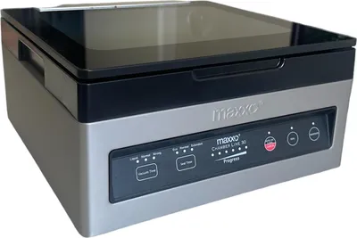 Image de Maxxo Chamber Line 30 machine sous vide à cloche 40 l/min, 2,5 L, aliments liquides et viandes, soudeuse sacs 25 cm, fonction marinade