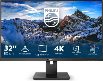 Produktbild von Philips B Line 328B1/00, 80 cm (31.5"), 3840 x 2160 Pixel, 4K Ultra HD, LED, 4 ms, Schwarz