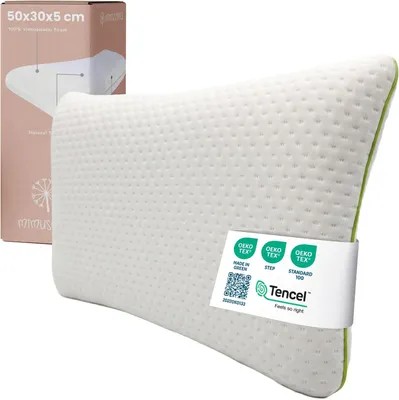 Immagine prodotto di Imbottitura in memory foam per bambini - 50 x 30 x 5 cm - Morbida - Ergonomica e traspirante - Ipoallergenica - Rimovibile e lavabile