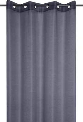 Image de Voilage a oeillets 140 x 260 cm Linwood anthracite