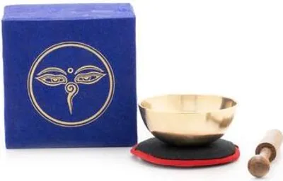 Produktbild von Klangschalen-Set in Box mini blau Augen Buddhas