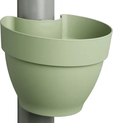 Produktbild von elho® Vibia campana Fallrohr Pflanzgefäß Pistaziengrün 22 cm - Kunststoff