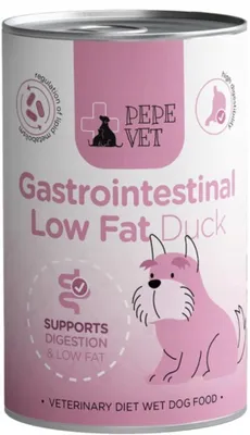 Zdjęcie produktu dla Karma mokra dla psa Paka Zwierzaka Pepe Gastrointestinal Kaczka 400g
