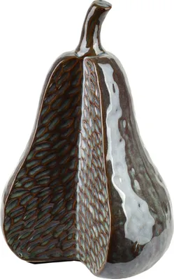 Obrázok produktu pre Dekoratívna keramická figúrka Saggio Pear 13 x 11 x 21 cm, glazovaná, 1 ks
