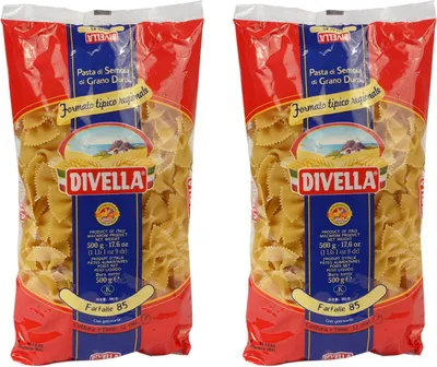 Produktbild von 2 x DIVELLA N85 Farfalle 500g