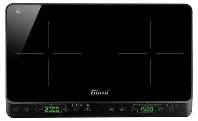 Immagine prodotto di Girmi PI51 Nero Superficie piana 56 cm Piano cottura a induzione 2 Fornelli