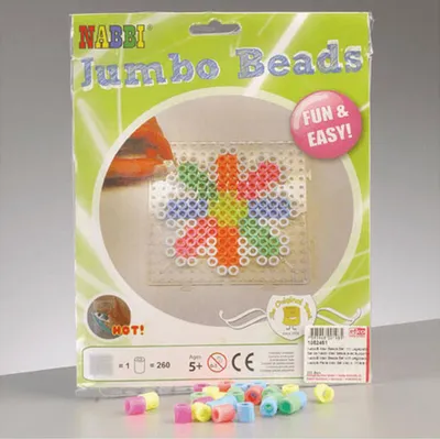 Image de Nabbi® perles à repasser dans un seau, Ø 5mm, 5.000 pcs., Standard Mix