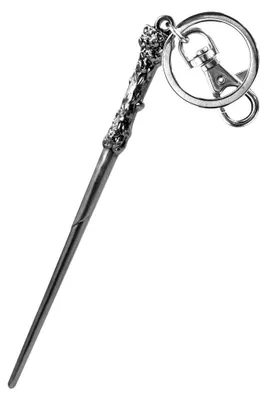 Produktbild von Monogram Harry Potter Metall Harrys Zauberstab Schlüsselanhänger Silber  Silber One Size