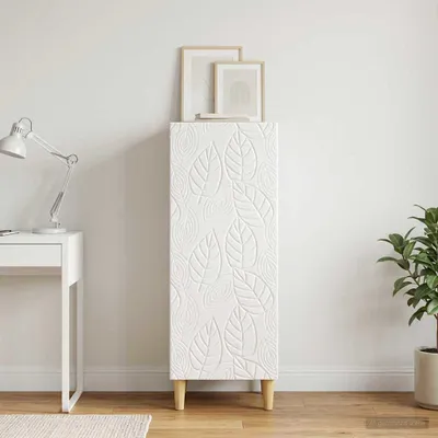 Produktbild von vidaXL Sideboard Hochglanz Weiß 33 x 34,5 x 90 cm Holzwerkstoff