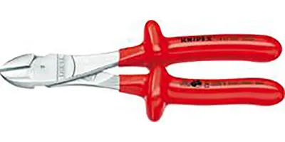 Obrázek produktu pro Silové boční kleště VDE 200 mm s izolací na čelistech. Knipex | 4003773018414