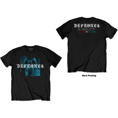 Produktbild von Deftones Static Skull Black L T-Shirt