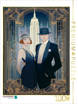 Produktbild von CALVENDO Puzzle Das New Yorker Leben in den 1920iger | 1000 Teile Lege-Größe 64x48cm Foto-Puzzle für glückliche Stunden