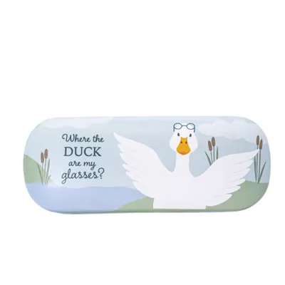 Produktbild von Sass & Belle Brillenetui Duck inkl. Reinigungstuch Ente Hartschale ca. 16x6x3,5 cm