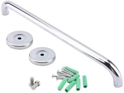 Productafbeelding van RVS badkameraccessoire - Wandmontage - Veiligheidssteun - 30/40/50 cm - met wandbevestiging - veiligheidssteun