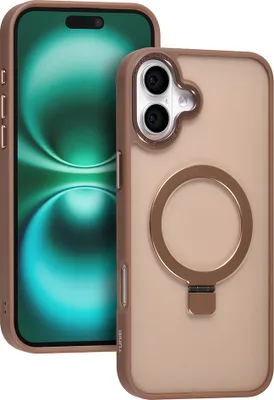 Zdjęcie produktu dla Etui TUNIQ na tył iPhone'a 16 Plus – Magsafe – silikonowe – złote