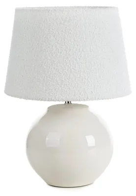 Zdjęcie produktu dla Lampa stołowa COLINS 37x37x50 cm biała