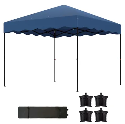 Produktbild von Outsunny Pavillon ca.3x3m, wasserabweisend Stabil Winterfest Pop-up Faltpavillon