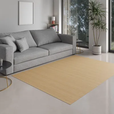 Produktbild von Bambusteppich, Teppich Bambus Massive pure 200x300 cm Matte, Läufer