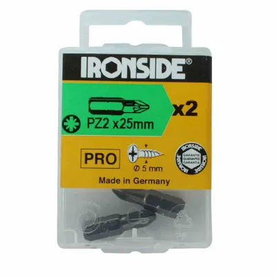 Produktbild von Ironside 244432 2 Stück Bits PH 2 x 25mm