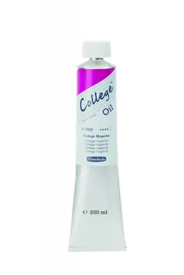Schmincke 200ml College Öl College Magenta Ölfarbe 31 350 015