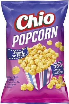 Produktbild von Chio Ready Made Popcorn Sweet and Salty glutenfrei vegan 120g