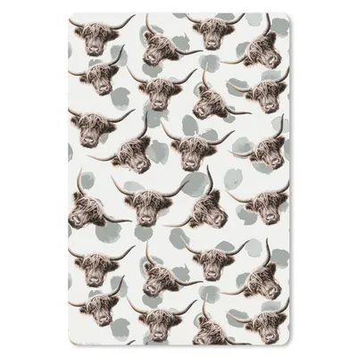 Produktbild von MuchoWow® Mauspad Mousepad Schottische Highlander - Tiere - Kühe 18x27 cm - Mousepads - Maus Mat - Pad - Mausunterlage