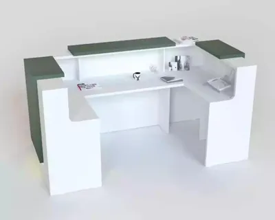 Produktbild von Empfangstheke Hotel Rezeption Tisch Möbel Tresen Praxis Kanzlei Büro