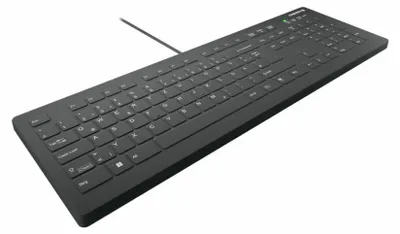 Produktbild von Active Key AK-C8112 - Tastatur - medizinisch - 100% - full size - waschbar - USB - QWERTZ - Deutsch - Tastenschalter: CHERRY MX - Schwarz