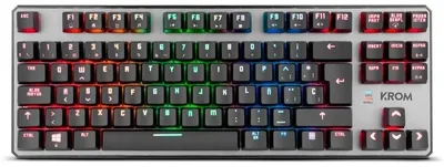 Image de Clavier Krom NXKROMKRNLTKL Noir Qwerty Espagnol