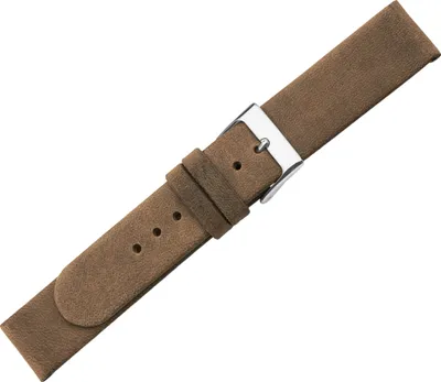 Produktbild von Minott Uhrenarmband | Kalbsleder > vintage braun | gleichlaufend, Stegbreite:20mm, Schließe:Silbern