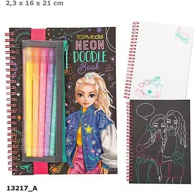 Obrázek produktu pro Zestaw Neon Doodle Top Model z żelpenami 13217A