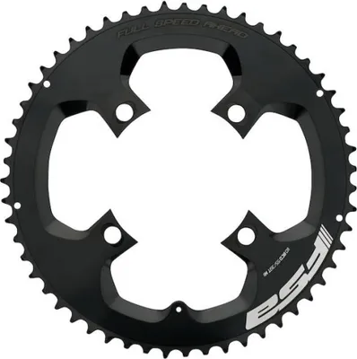 Produktbild von FSA Kettenblatt Road Powerbox Aero Pro 4-Arm 110 mm x 53 Zähne Schwarz - Aero...