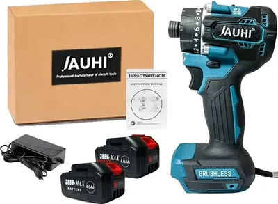 Produktbild von Elektrischer Schraubendreher, 280Nm Drehmoment, bürstenloser Motor, 2 Batterie-388VF