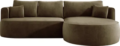 Produktbild von Domo-Home Moderne Ausziehbare Ecksofa FIORE Mit Schlaf-Funktion, Couch mit automatischer Auffaltung, Sofa, Schlafcouch RECHTS 284x183x82 cm Salvador 10
