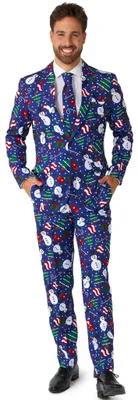 Produktbild von Snowman Blue Weihnachtsanzug Größe: 58