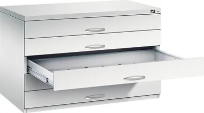 Produktbild von CP 7100 Planschrank lichtgrau 5 Schubladen 110,0 x 76,5 x 76,0 cm