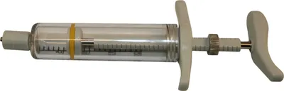 Obrázek produktu pro Nylonová injekční stříkačka 20 ml s nastavitelným uzávěrem Luer Lock